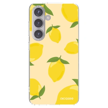 Picasee silikónový prehľadný obal pre Samsung Galaxy S24 S921B 5G - Limoncella