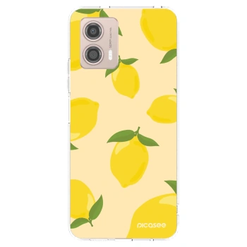 Picasee silikónový prehľadný obal pre Motorola Moto G53 5G - Limoncella