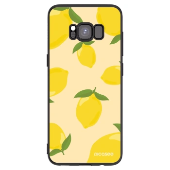 Picasee silikónový čierny obal pre Samsung Galaxy S8 G950F - Limoncella