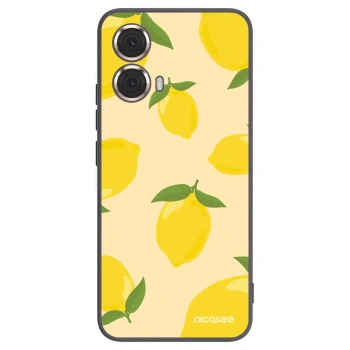 Picasee silikónový čierny obal pre Motorola Moto G85 - Limoncella
