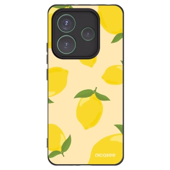 Picasee silikónový čierny obal pre Xiaomi Redmi Note 14 5G - Limoncella