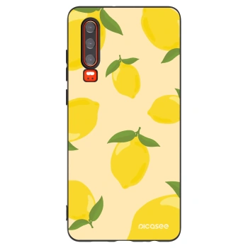 Picasee silikónový čierny obal pre Huawei P30 - Limoncella