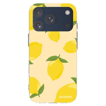 Picasee silikónový prehľadný obal pre Apple iPhone 17 Pro - Limoncella