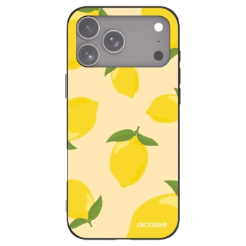 Picasee silikónový čierny obal pre Apple iPhone 17 Pro Max - Limoncella