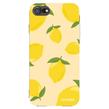 Picasee silikónový prehľadný obal pre Apple iPhone SE 2020 - Limoncella