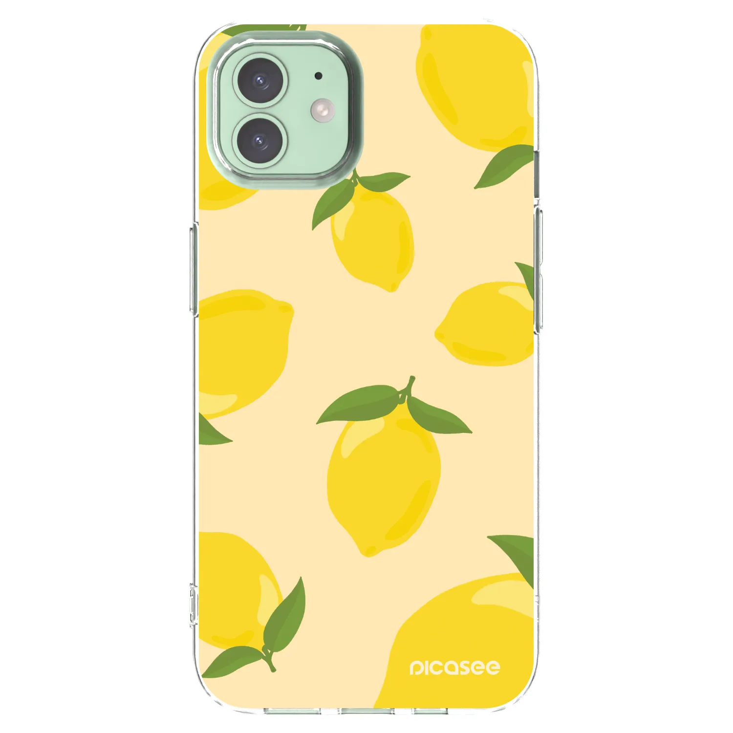 Picasee silikónový prehľadný obal pre Apple iPhone 12 Pro - Limoncella