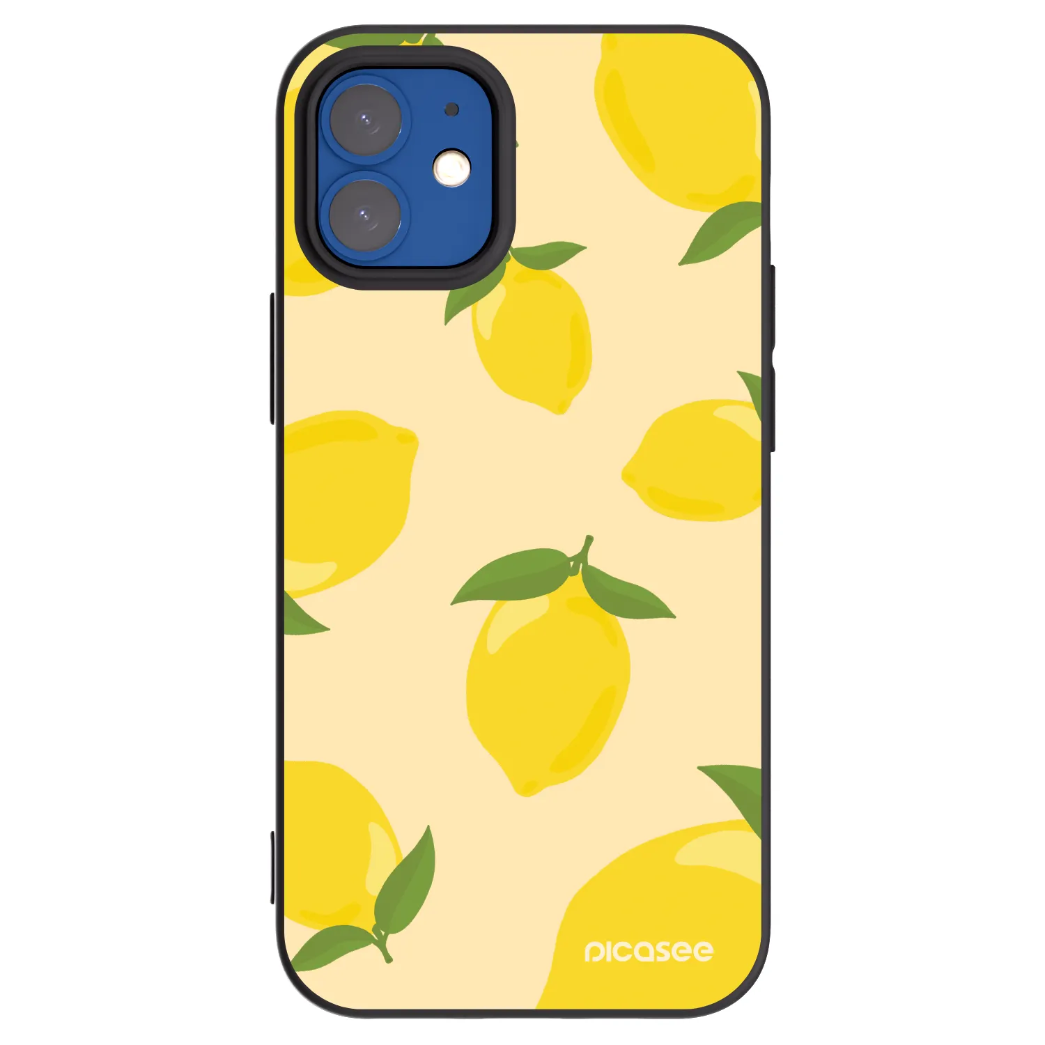 Picasee silikónový čierny obal pre Apple iPhone 12 mini - Limoncella