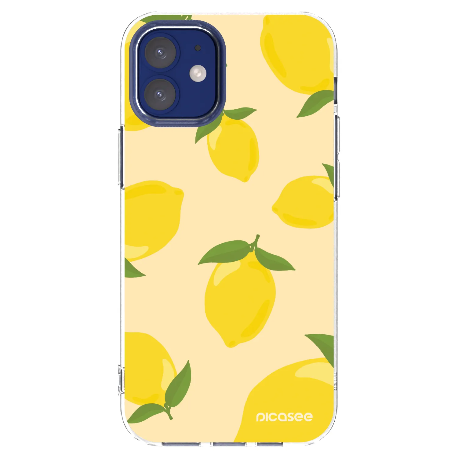 Picasee silikónový prehľadný obal pre Apple iPhone 12 mini - Limoncella