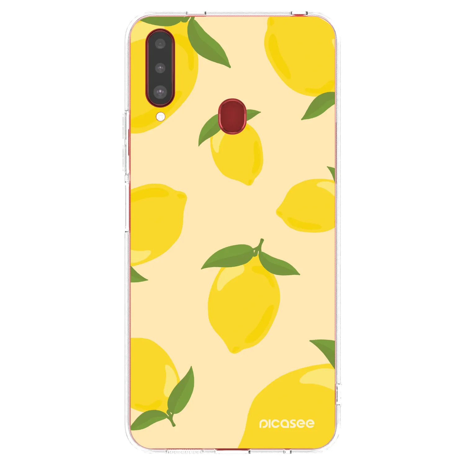 Picasee silikónový prehľadný obal pre Samsung Galaxy A20s - Limoncella