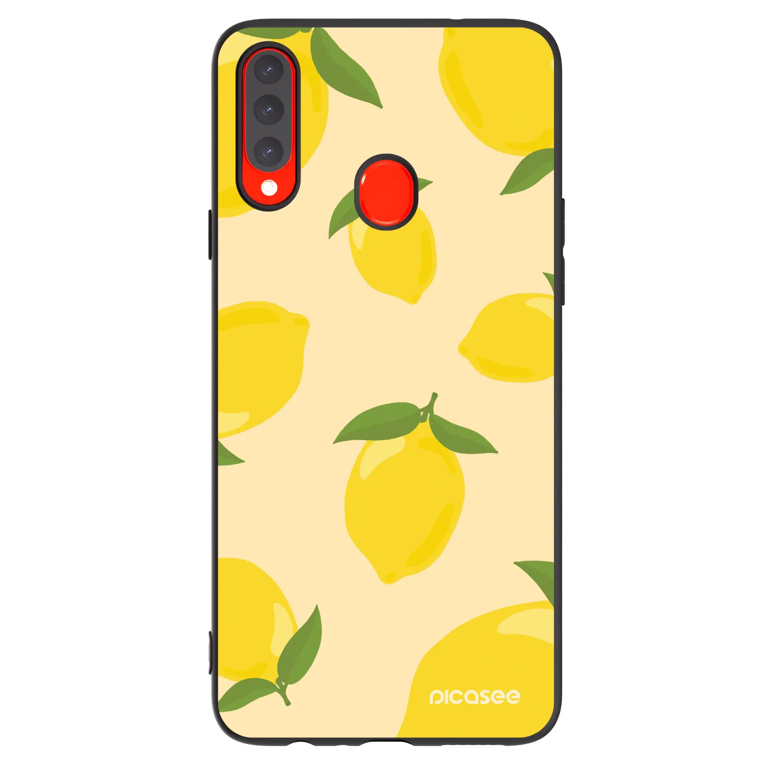 Picasee silikónový čierny obal pre Samsung Galaxy A20s - Limoncella