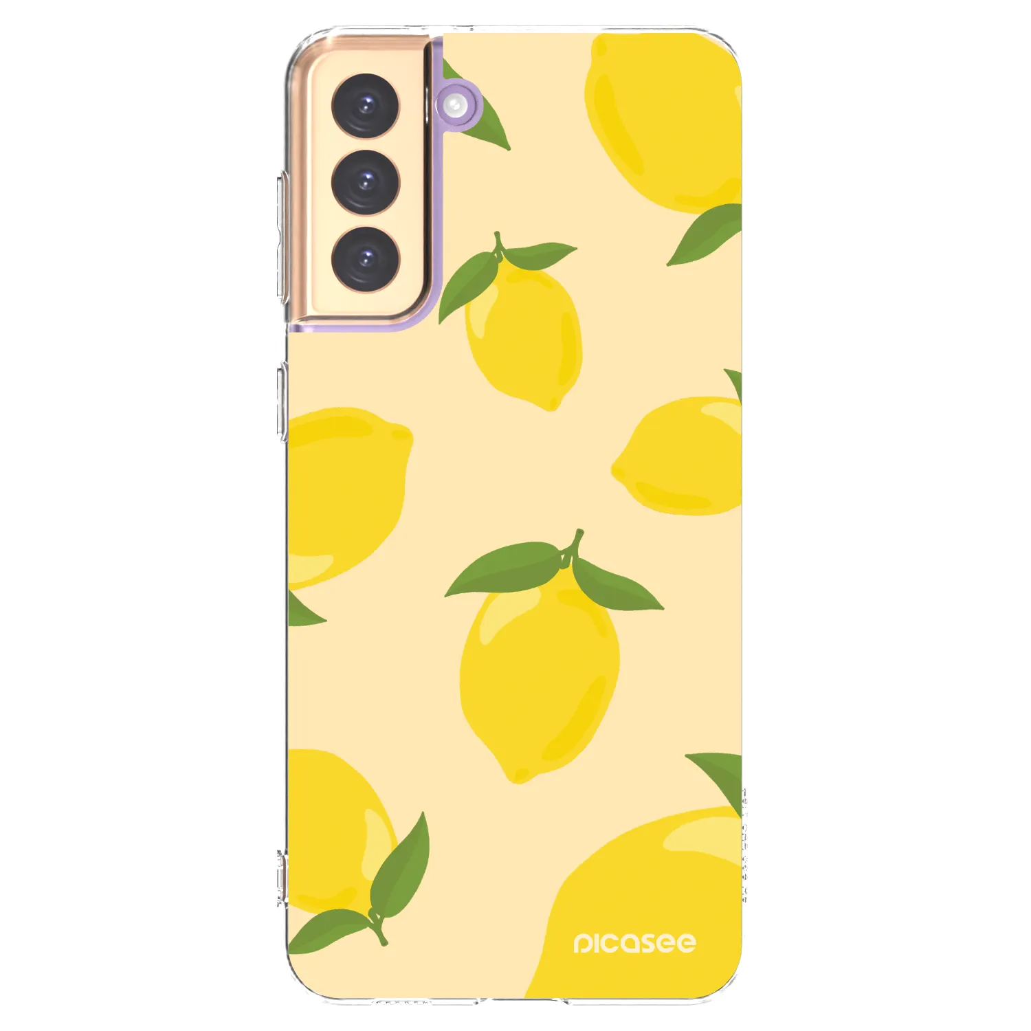 Picasee silikónový prehľadný obal pre Samsung Galaxy S21+ 5G G996F - Limoncella