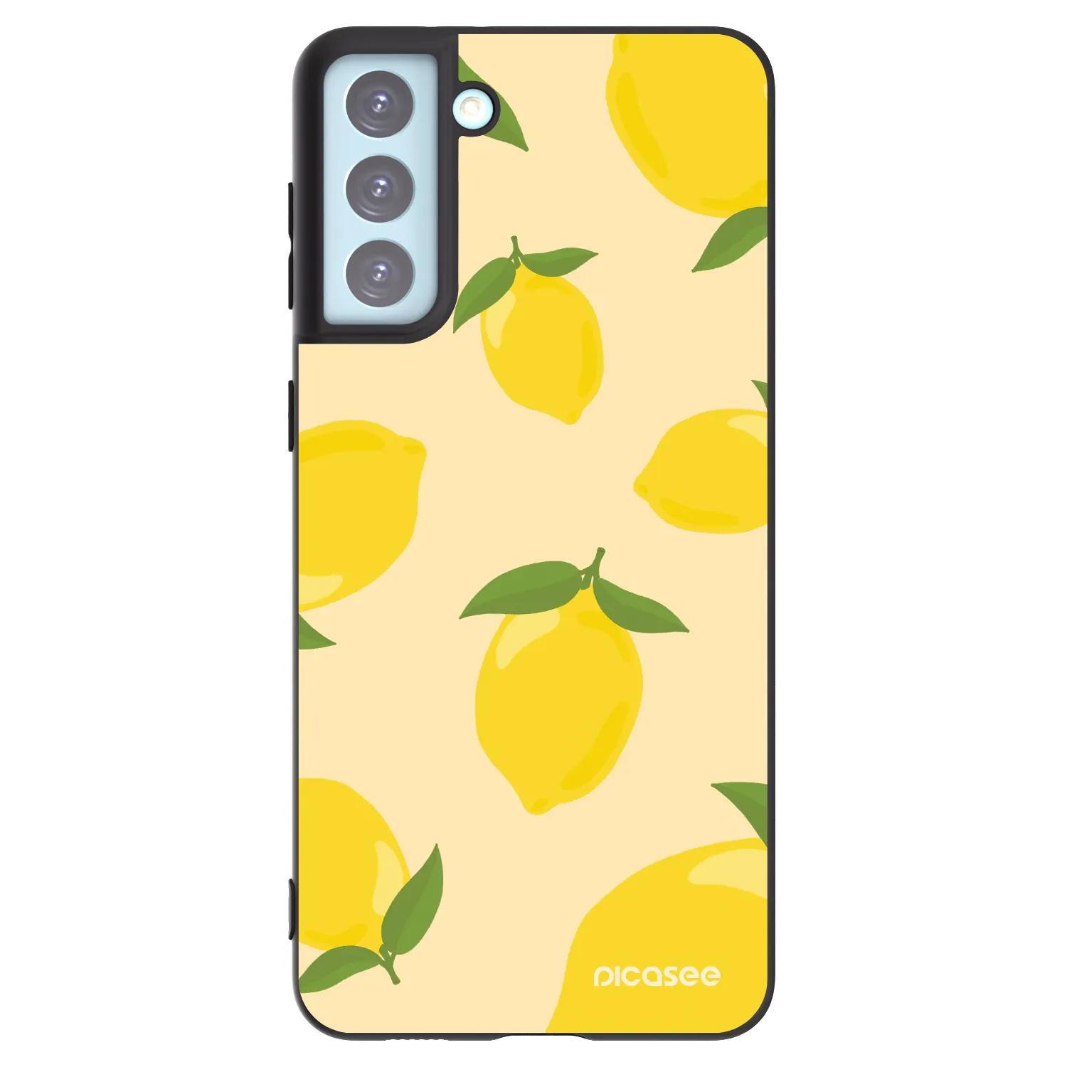 Picasee silikónový čierny obal pre Samsung Galaxy S21+ 5G G996F - Limoncella
