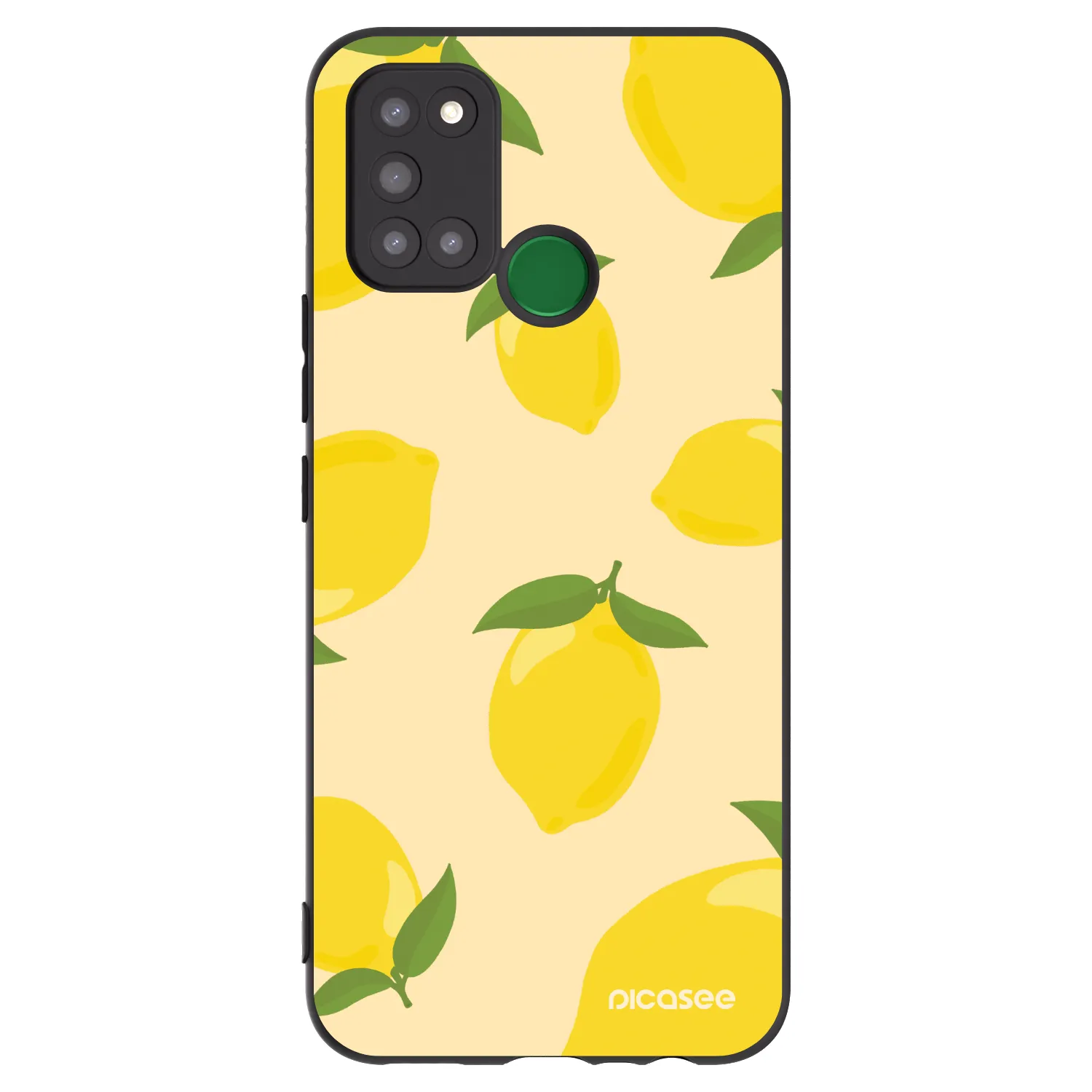 Picasee silikónový čierny obal pre Realme 7i - Limoncella