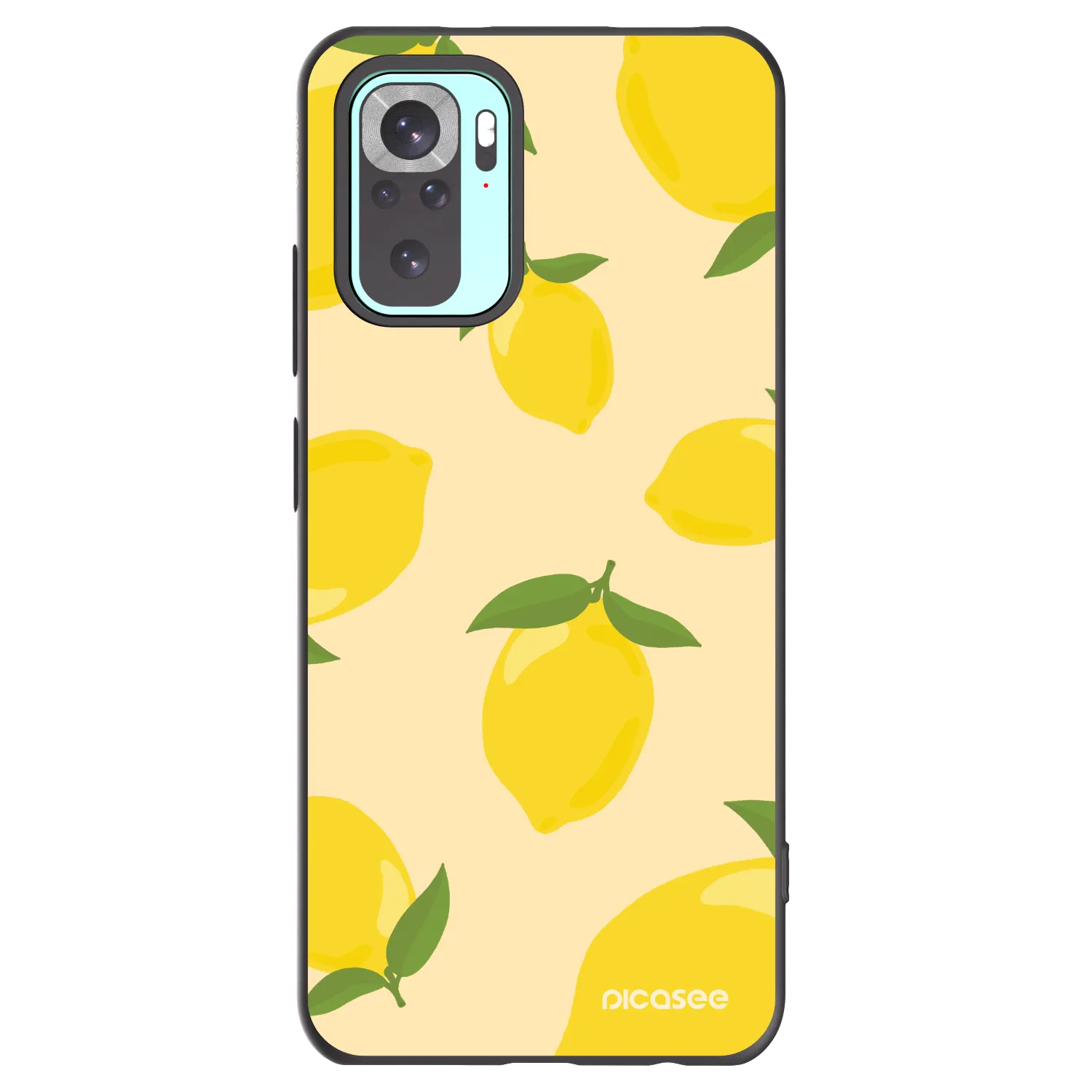 Picasee silikónový čierny obal pre Xiaomi Redmi Note 10 Pro - Limoncella