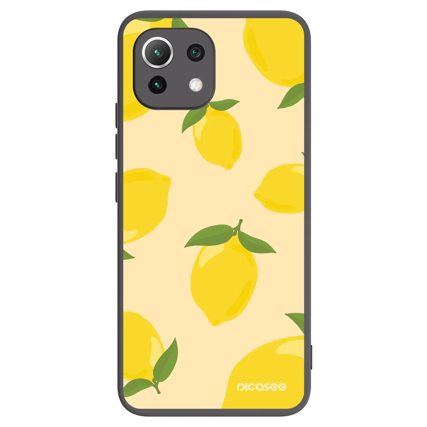 Picasee silikónový čierny obal pre Xiaomi Mi 11 Lite - Limoncella