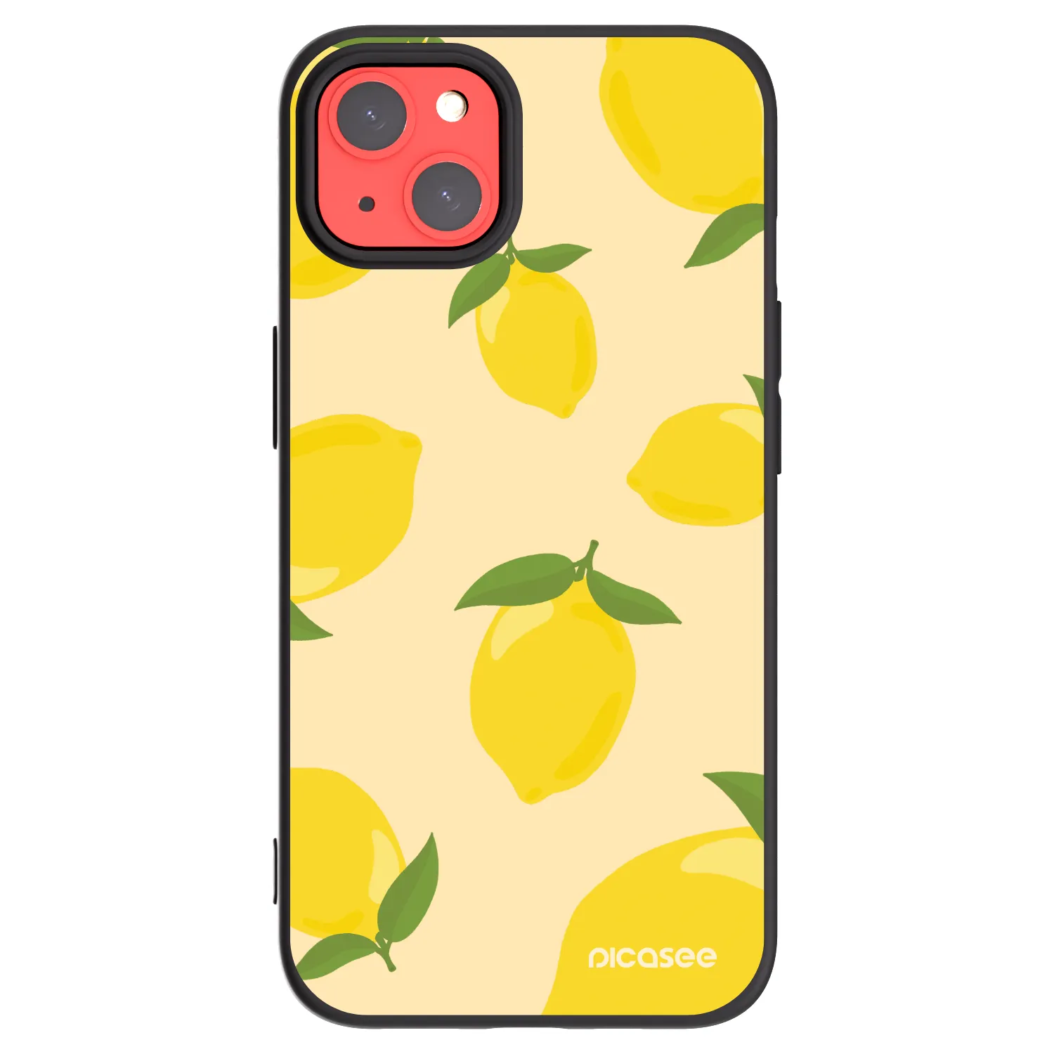 Picasee silikónový čierny obal pre Apple iPhone 13 - Limoncella