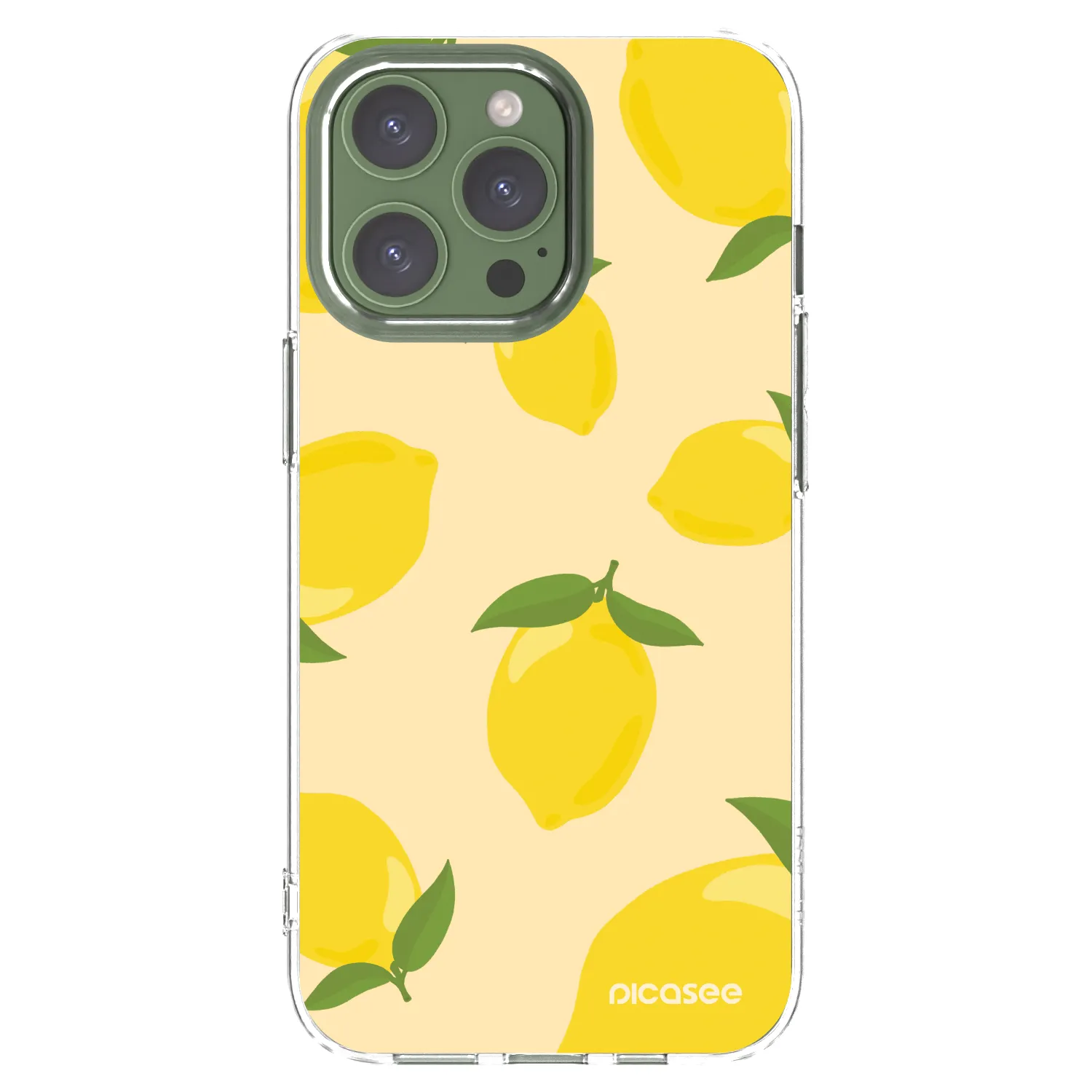 Picasee silikónový prehľadný obal pre Apple iPhone 13 Pro - Limoncella