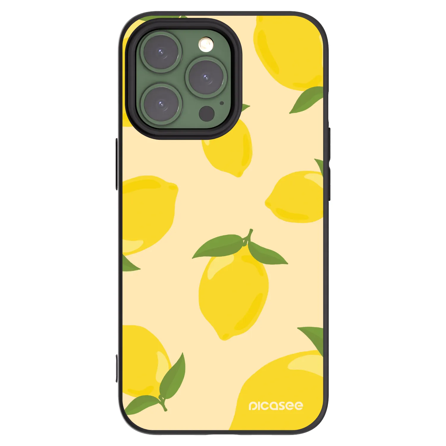 Picasee silikónový čierny obal pre Apple iPhone 13 Pro - Limoncella