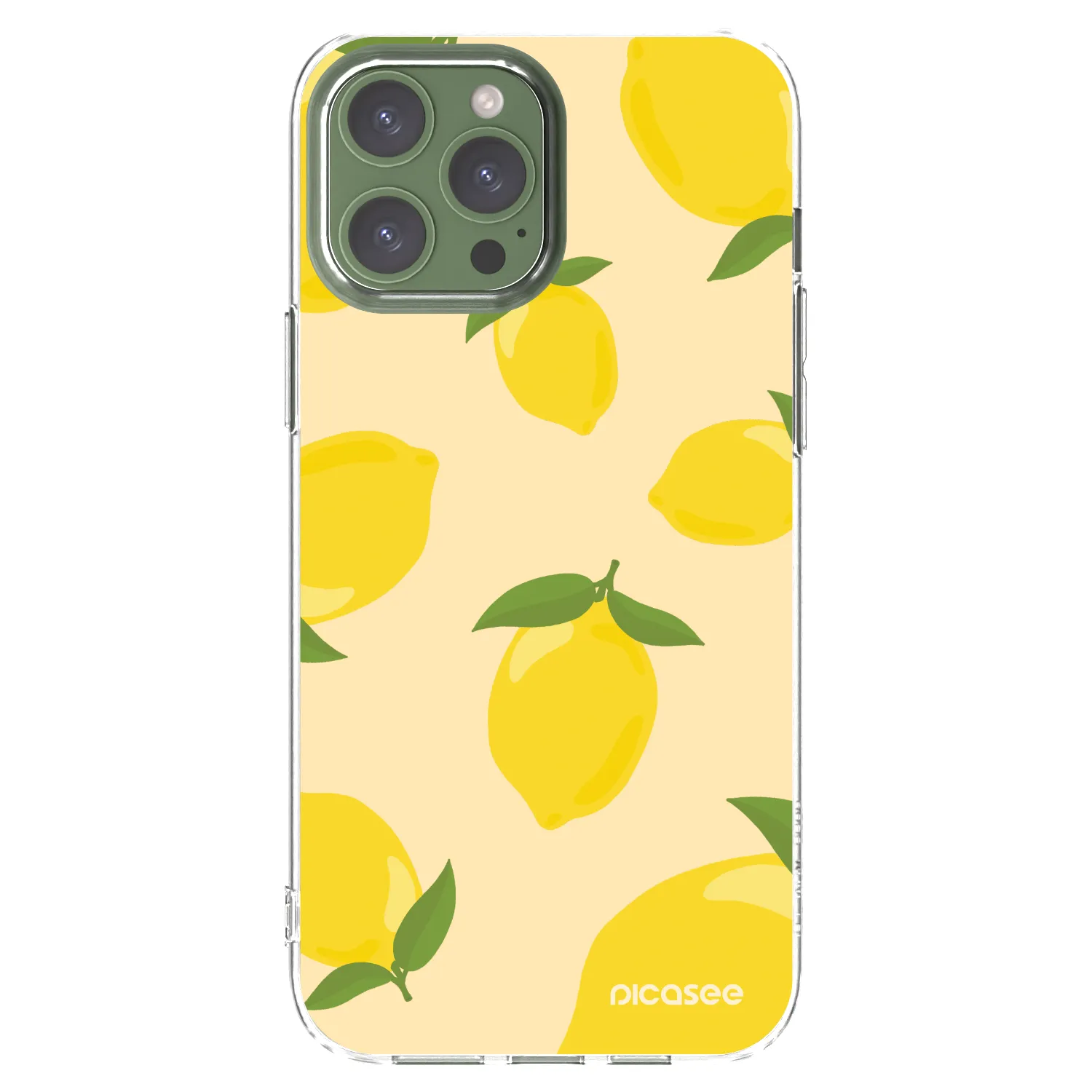 Picasee silikónový prehľadný obal pre Apple iPhone 13 Pro Max - Limoncella