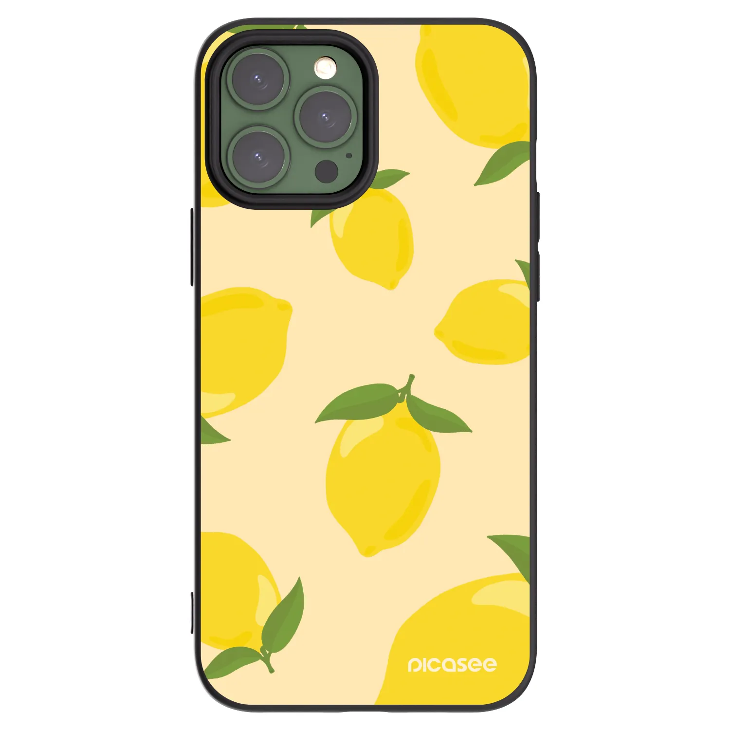 Picasee silikónový čierny obal pre Apple iPhone 13 Pro Max - Limoncella