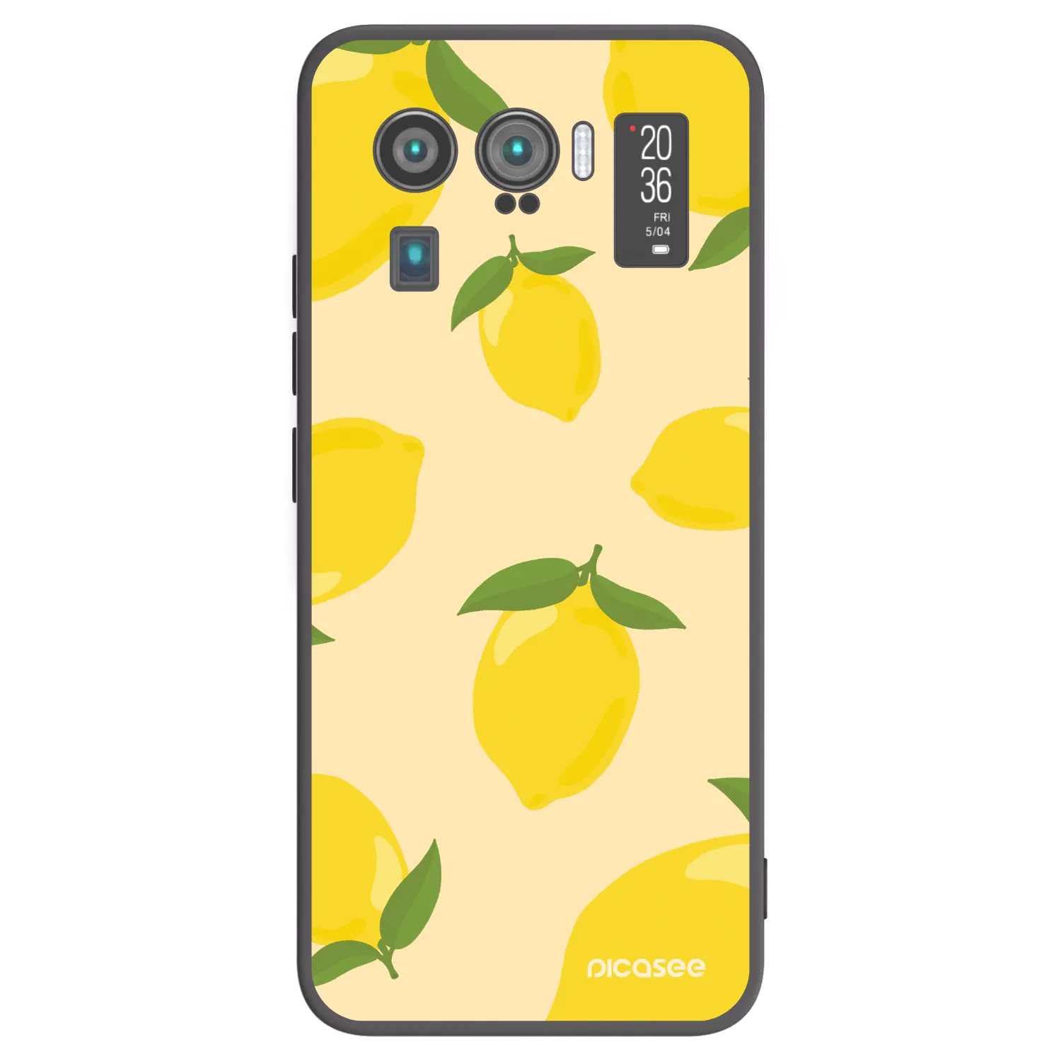 Picasee silikónový čierny obal pre Xiaomi Mi 11 Ultra - Limoncella
