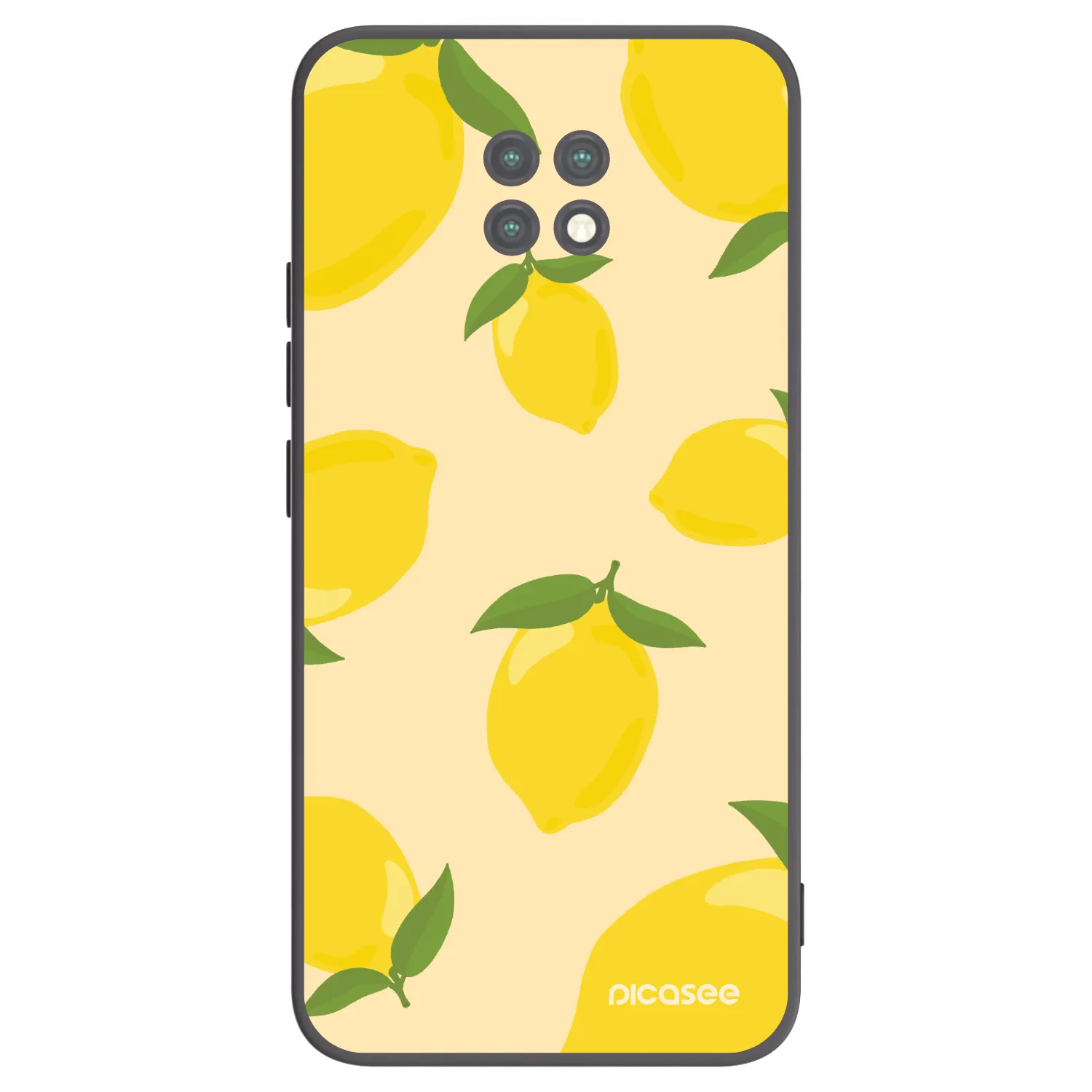 Picasee silikónový čierny obal pre Xiaomi Redmi Note 9T - Limoncella