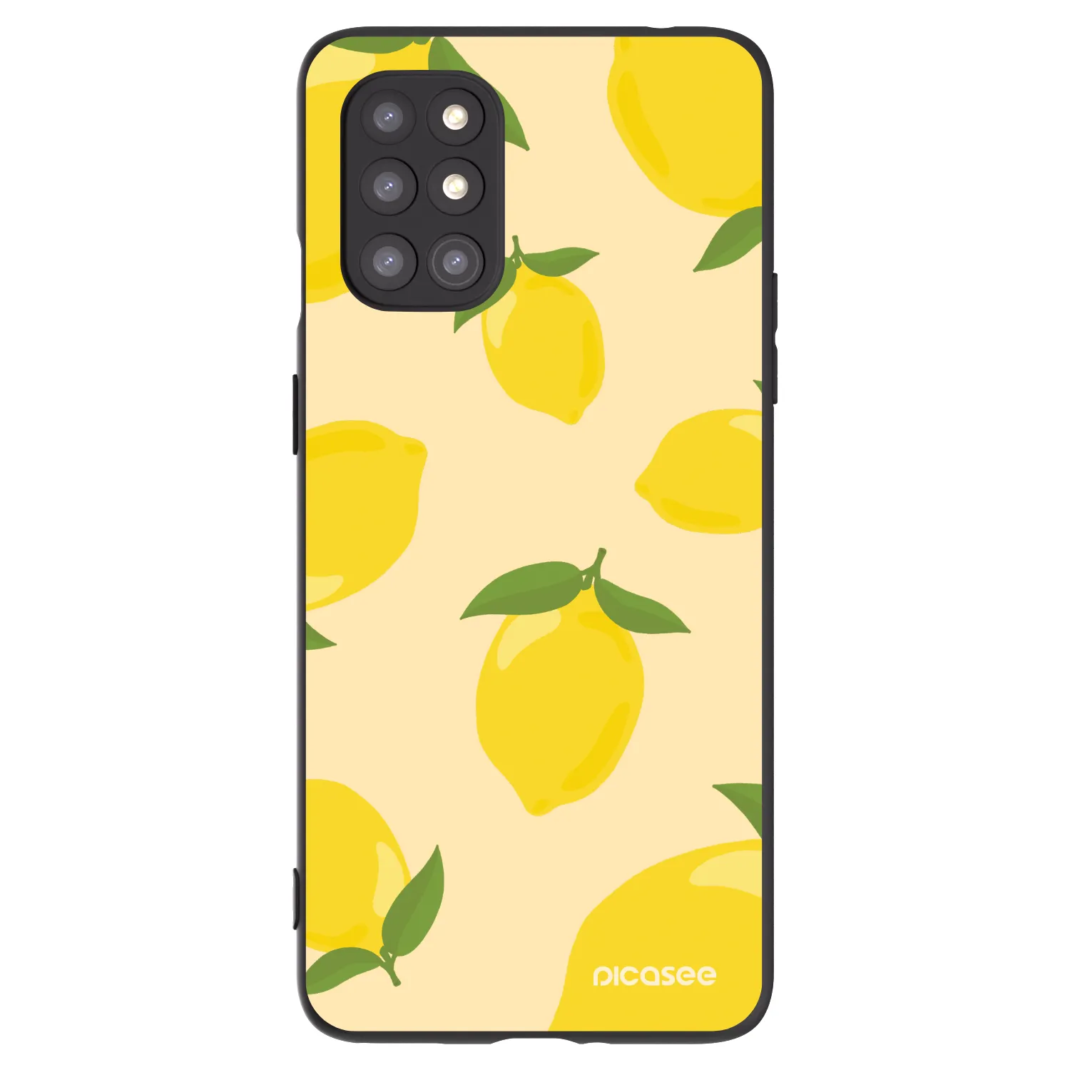 Picasee silikónový čierny obal pre OnePlus 8T - Limoncella
