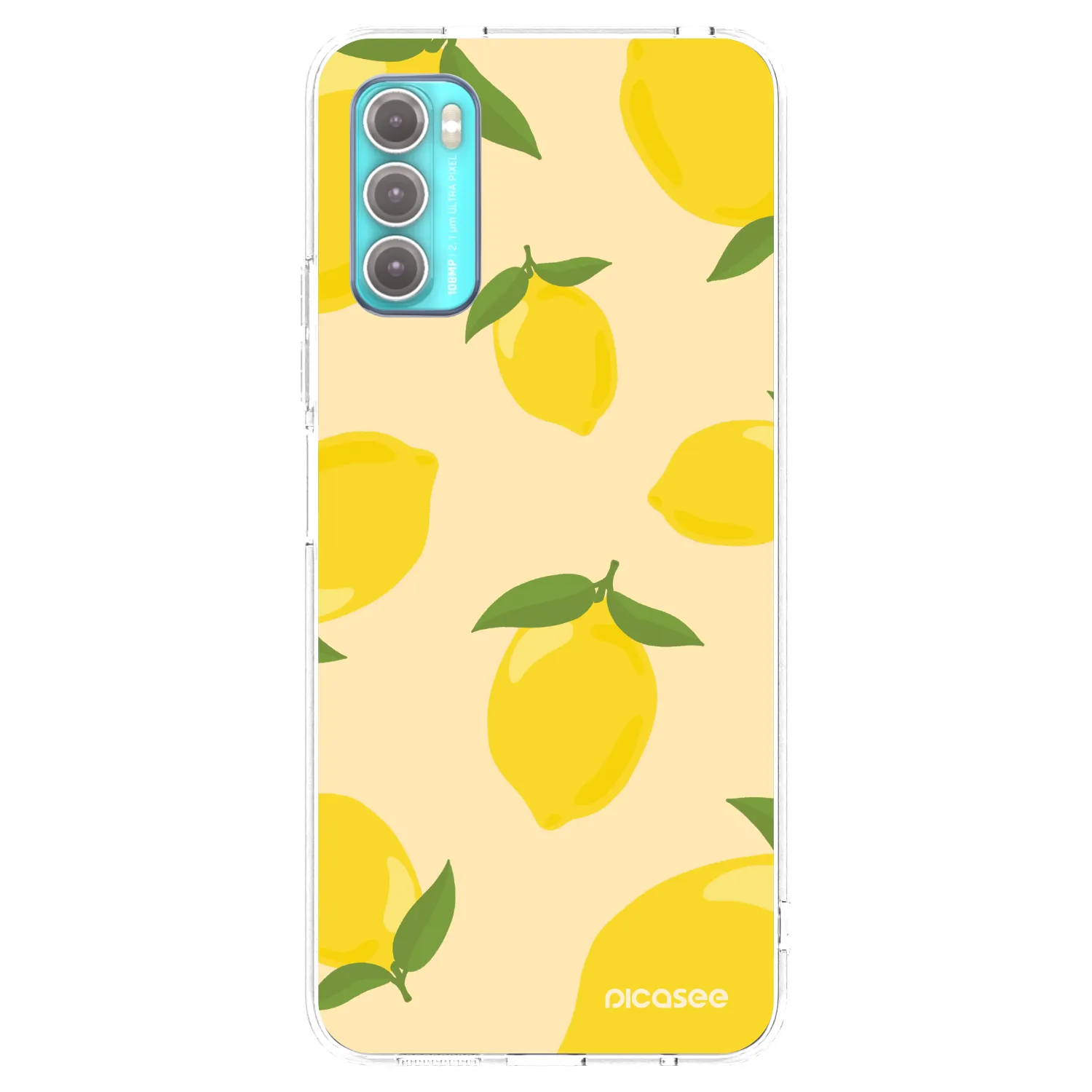 Picasee silikónový prehľadný obal pre Motorola Moto G60 - Limoncella
