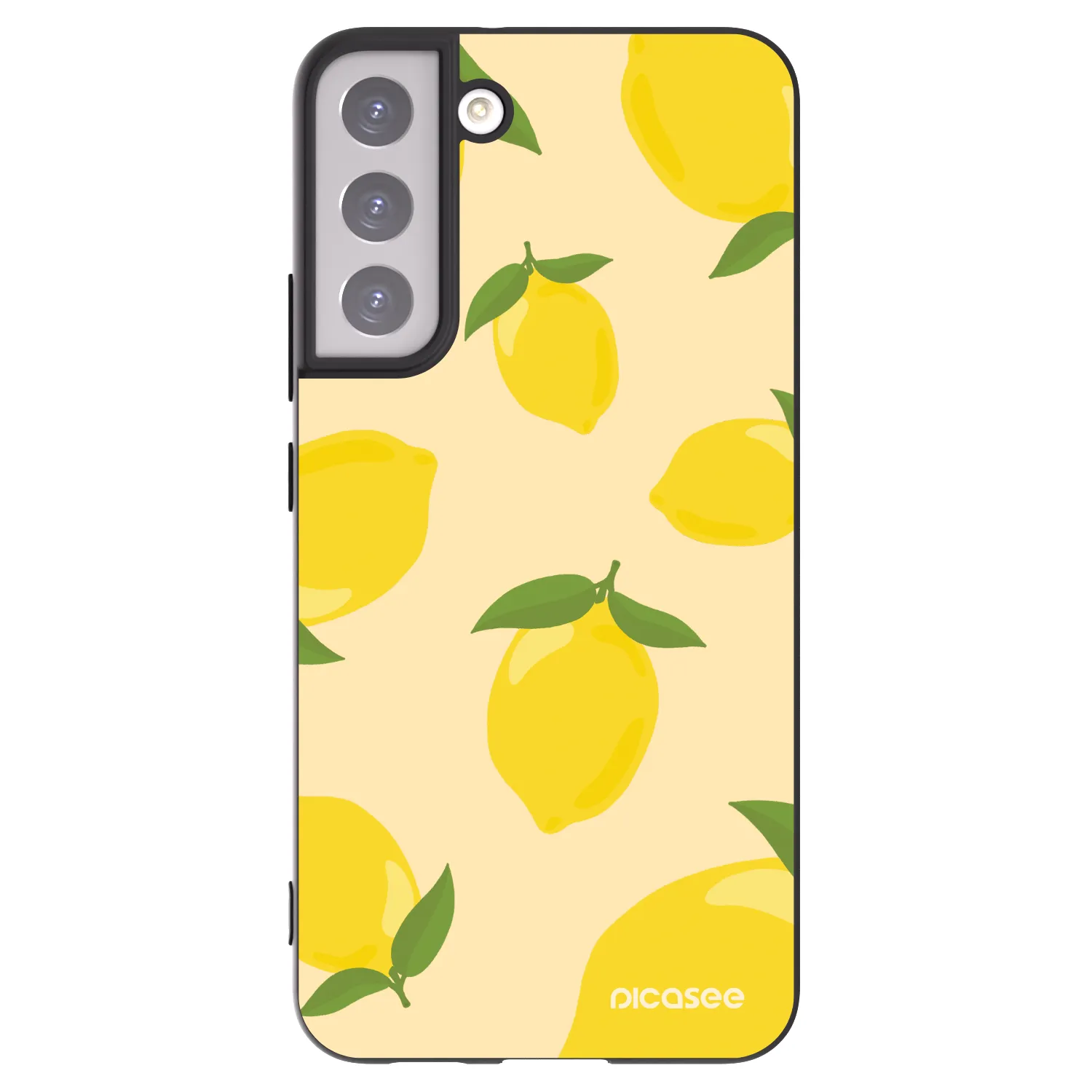 Picasee silikónový čierny obal pre Samsung Galaxy S22+ 5G - Limoncella