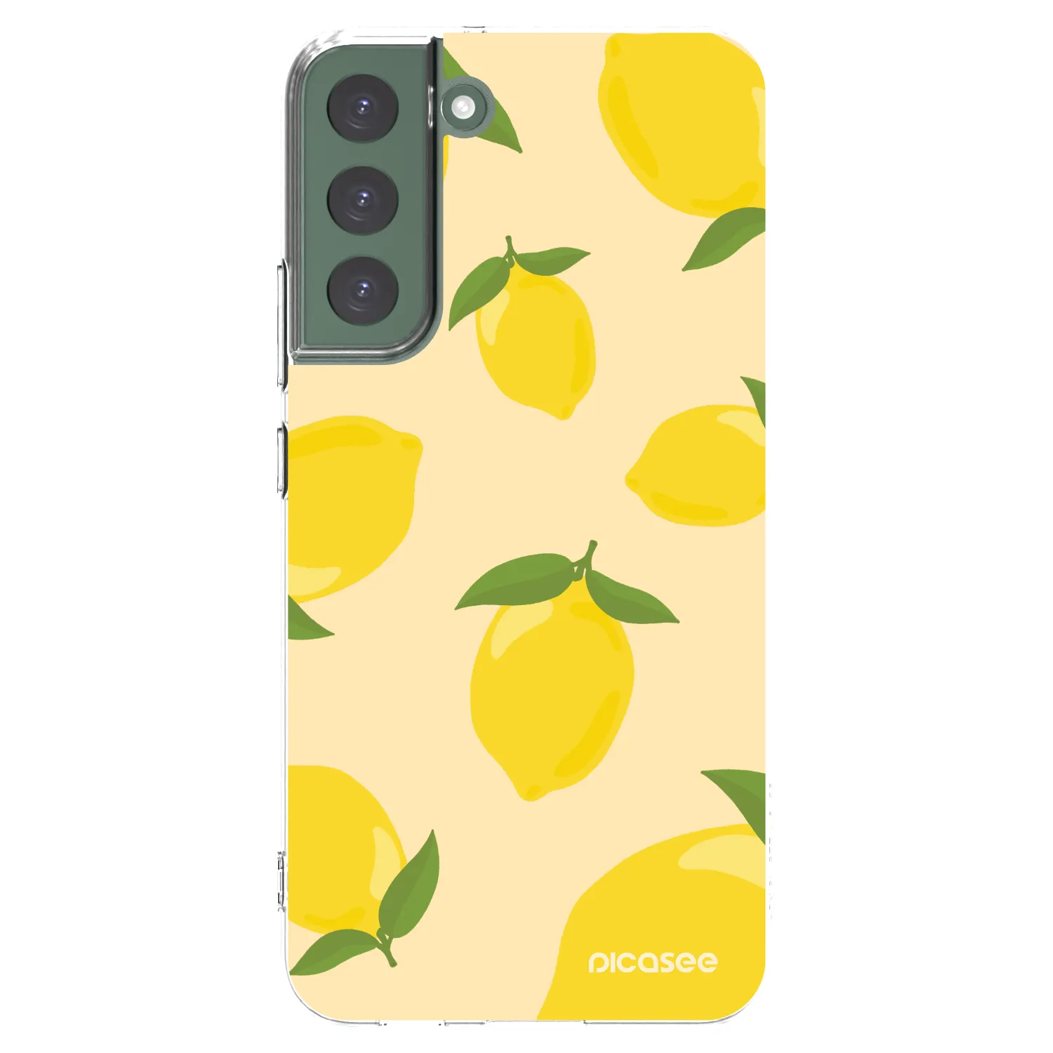 Picasee silikónový prehľadný obal pre Samsung Galaxy S22+ 5G - Limoncella