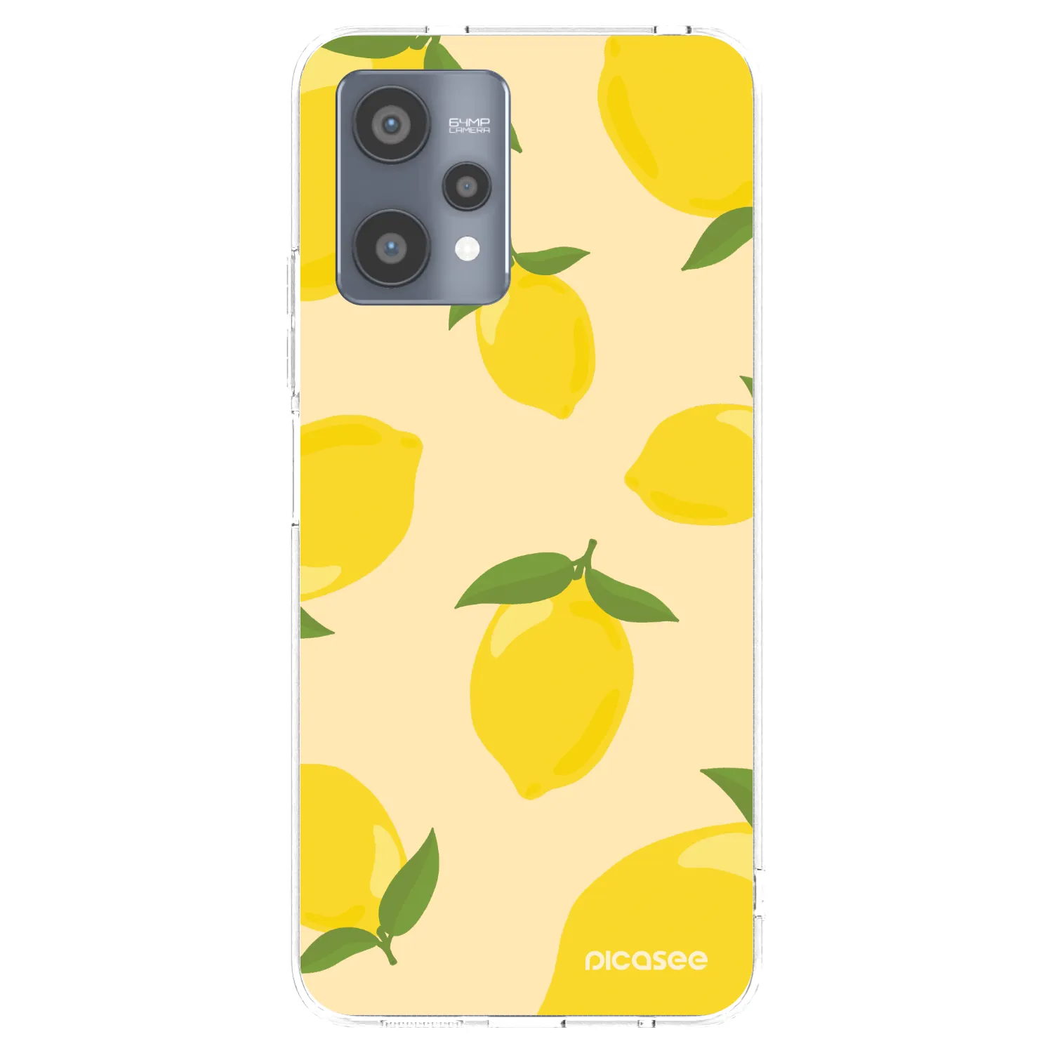Picasee silikónový prehľadný obal pre Realme 9 Pro 5G - Limoncella