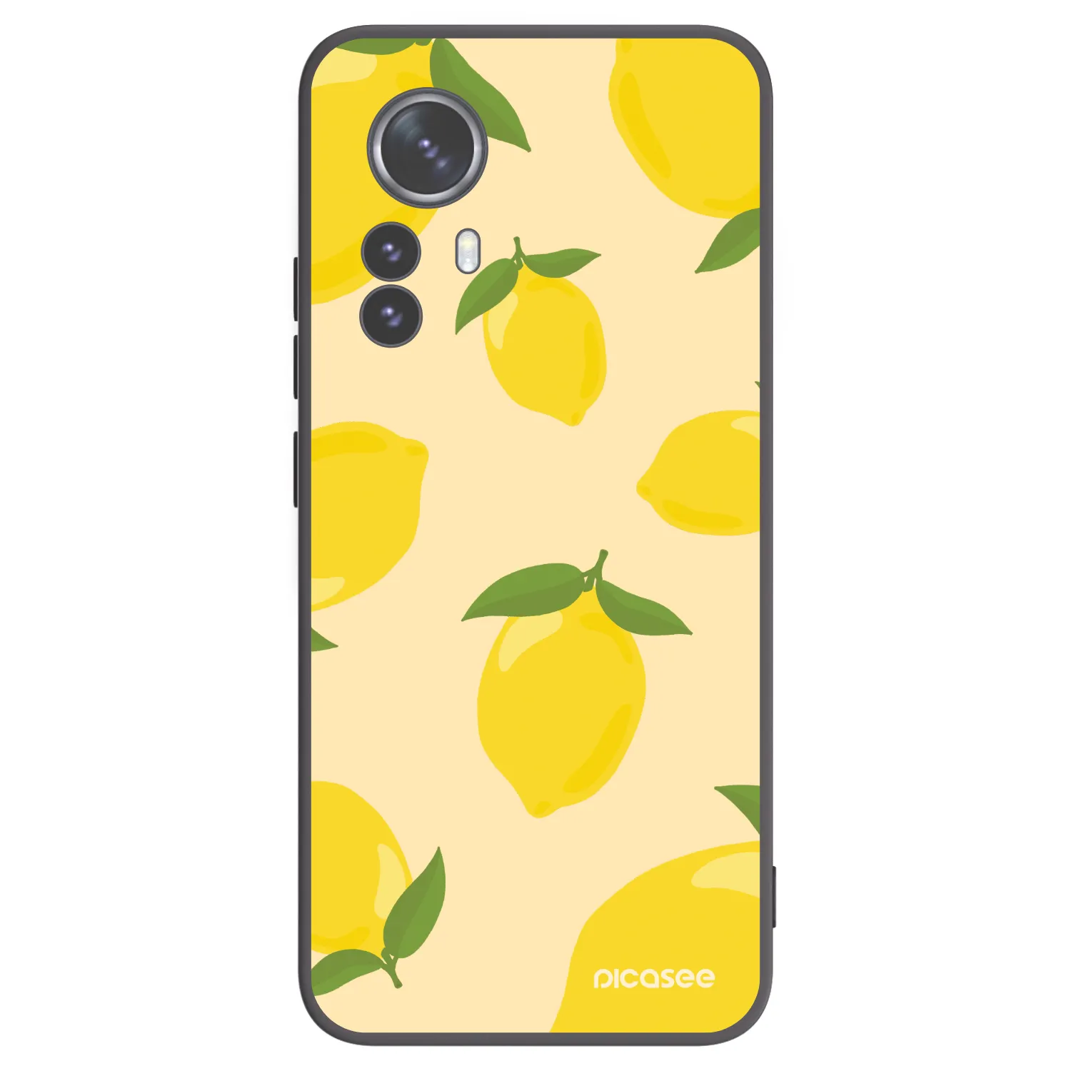 Picasee silikónový čierny obal pre Xiaomi 12 Pro - Limoncella