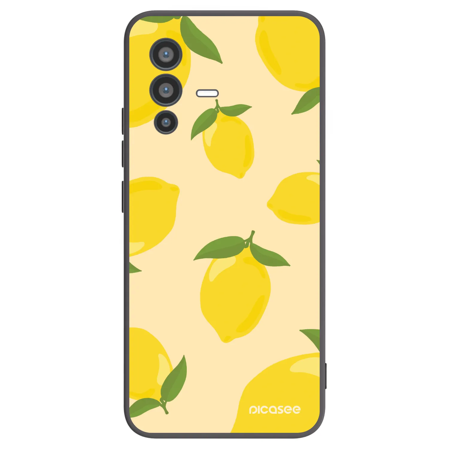 Picasee silikónový čierny obal pre Vivo V23 5G - Limoncella