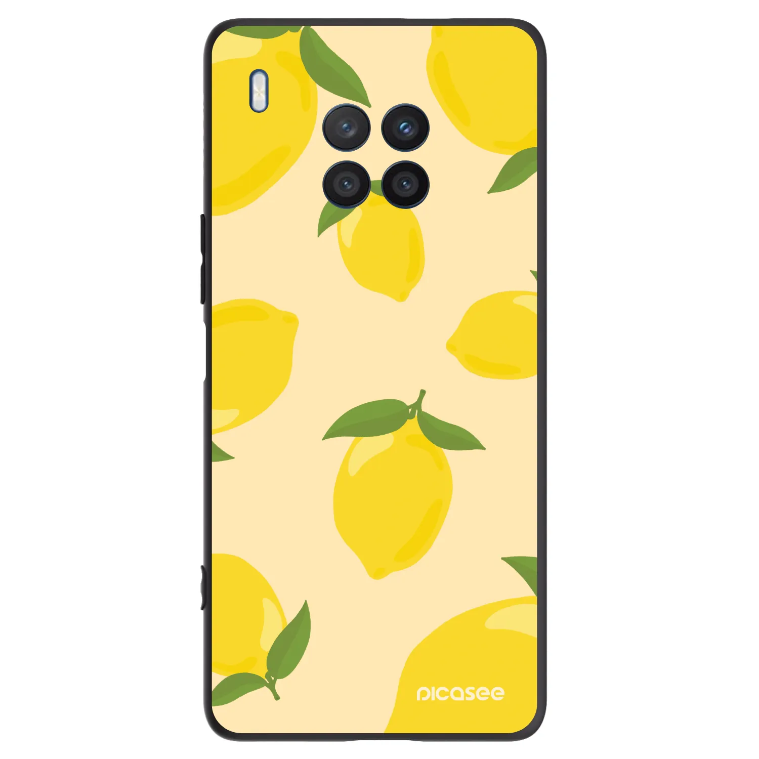 Picasee silikónový čierny obal pre Honor 50 Lite - Limoncella