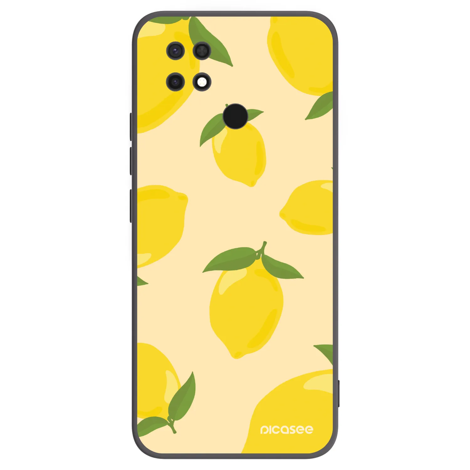 Picasee silikónový čierny obal pre Xiaomi Redmi 10C - Limoncella