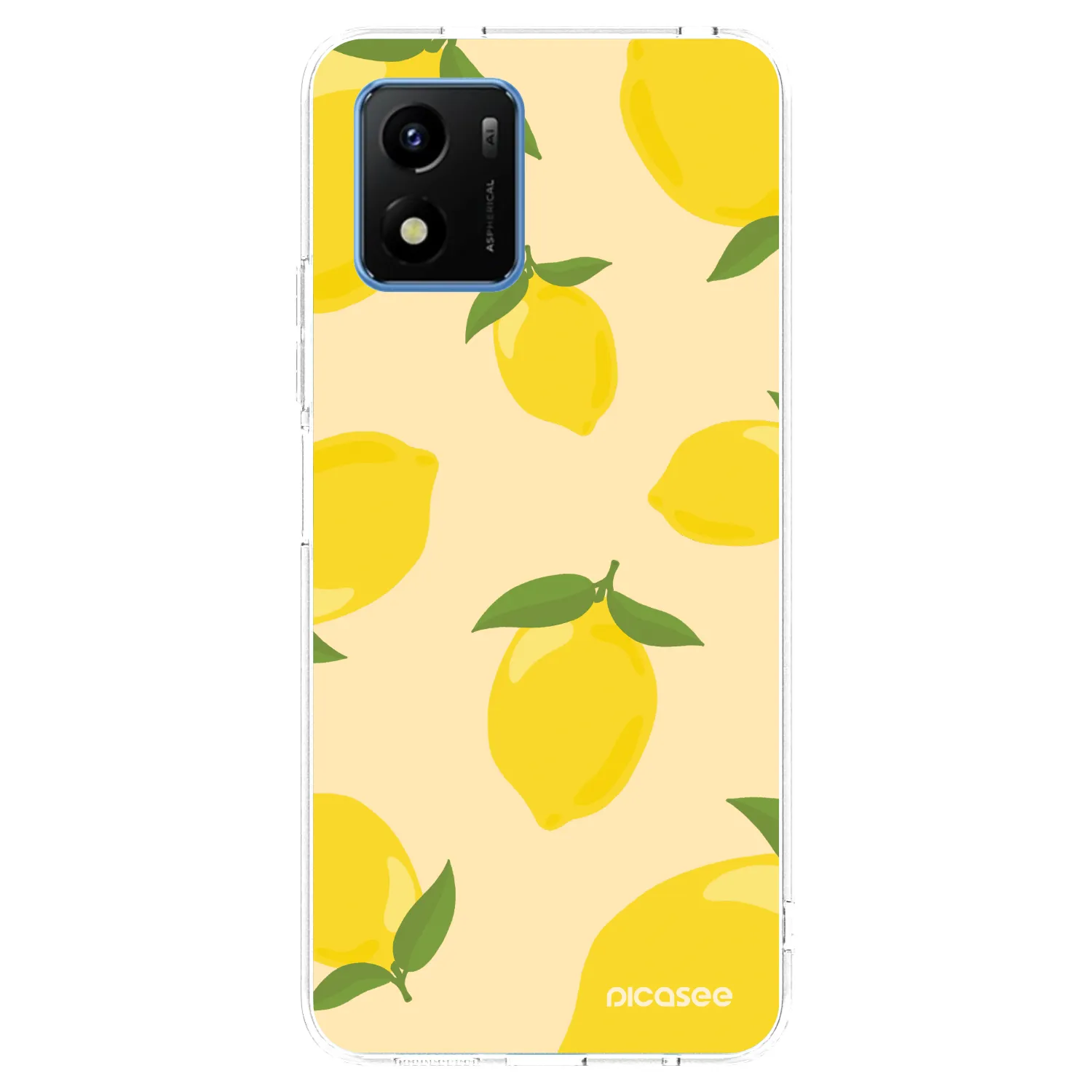 Picasee silikónový prehľadný obal pre Vivo Y01 - Limoncella