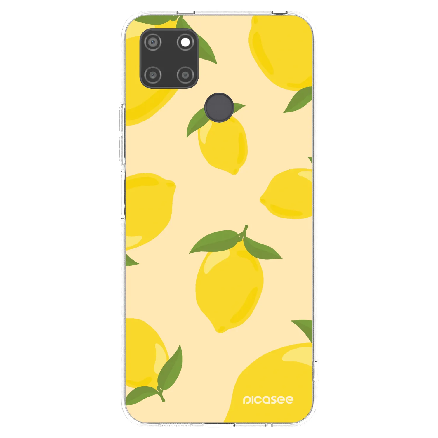 Picasee silikónový prehľadný obal pre Realme C21Y - Limoncella
