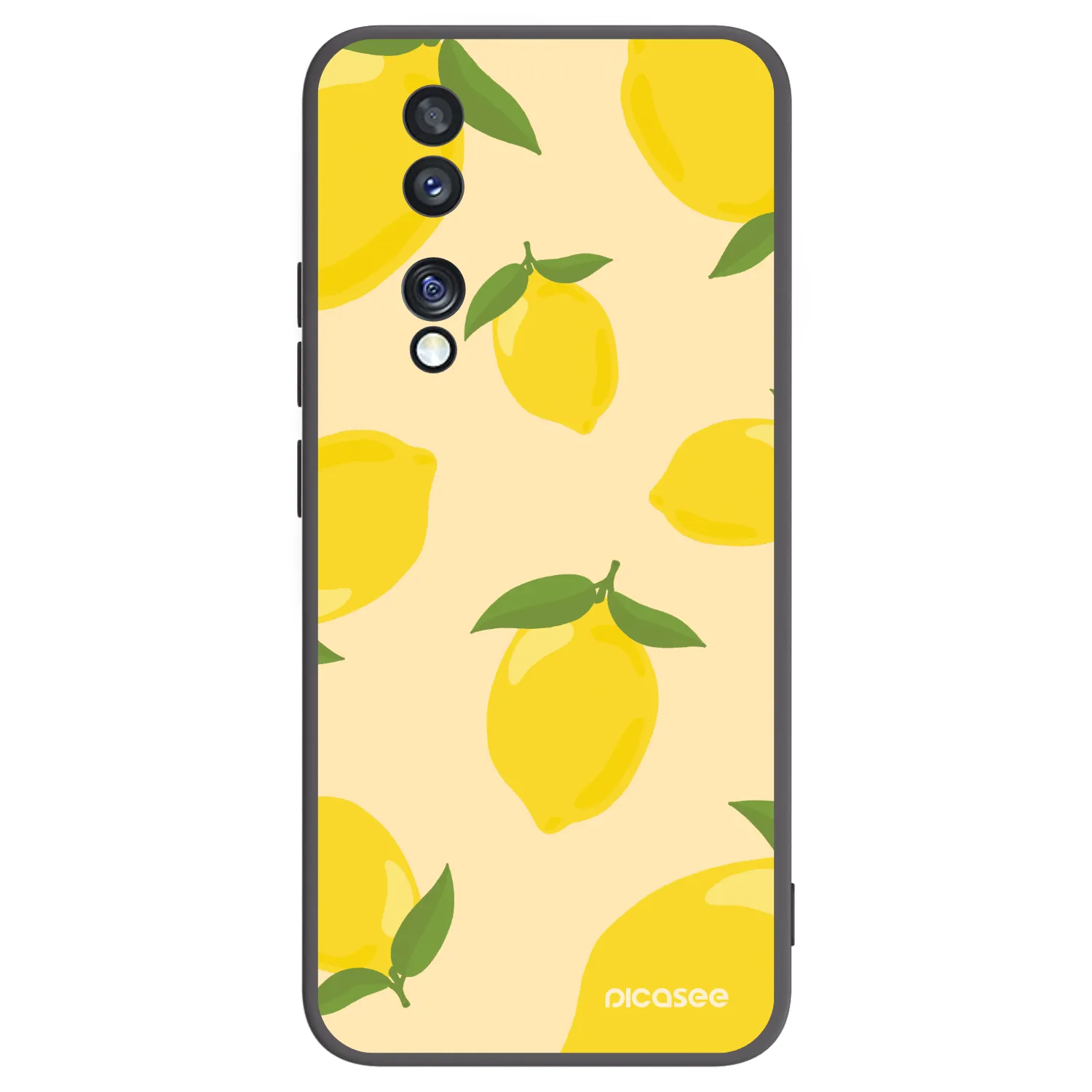 Picasee silikónový čierny obal pre Honor 70 - Limoncella