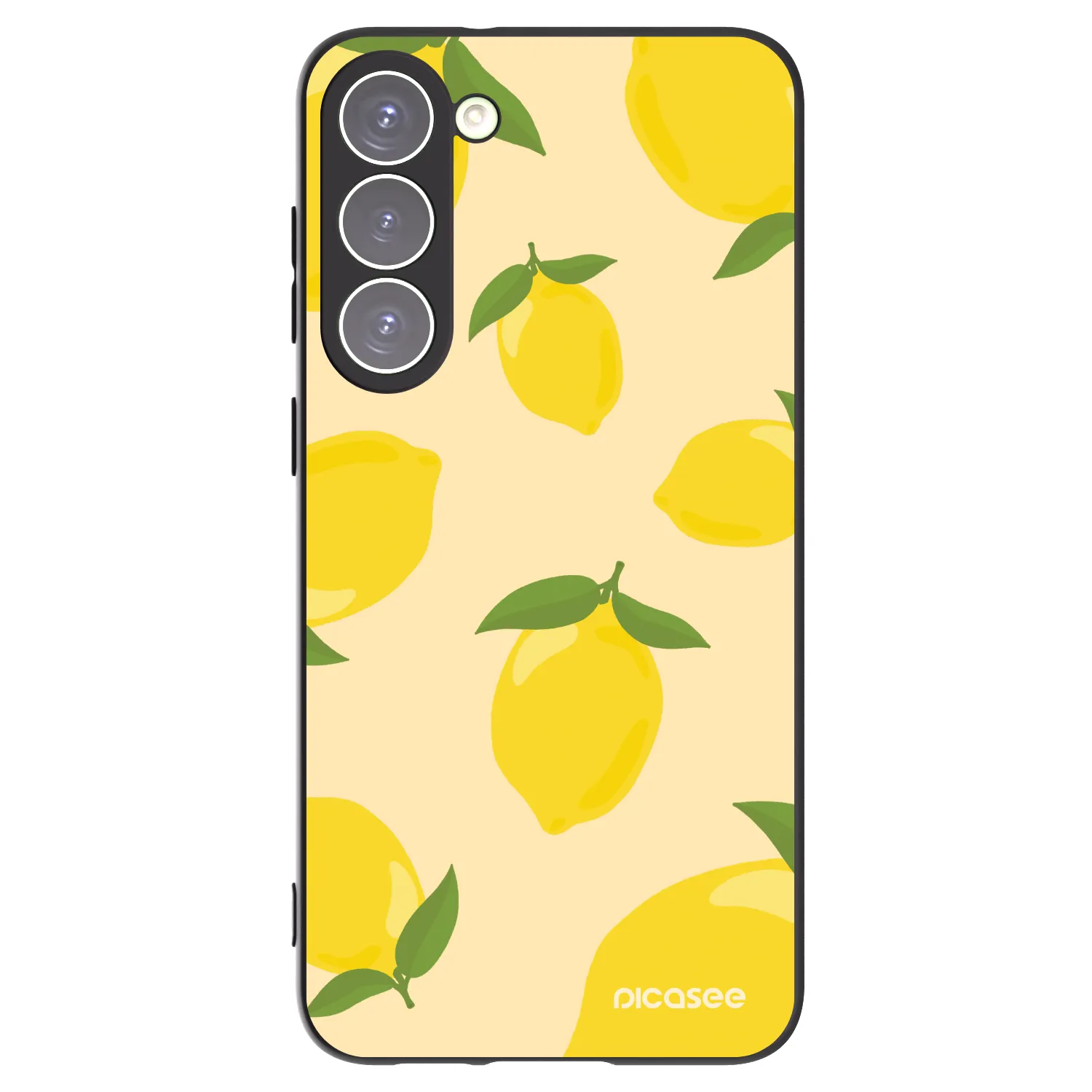 Picasee silikónový čierny obal pre Samsung Galaxy S23+ 5G - Limoncella