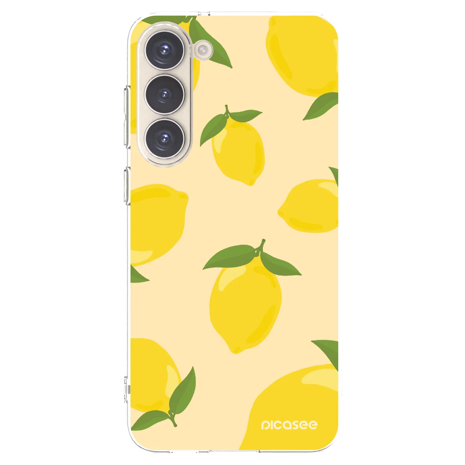 Picasee silikónový prehľadný obal pre Samsung Galaxy S23+ 5G - Limoncella