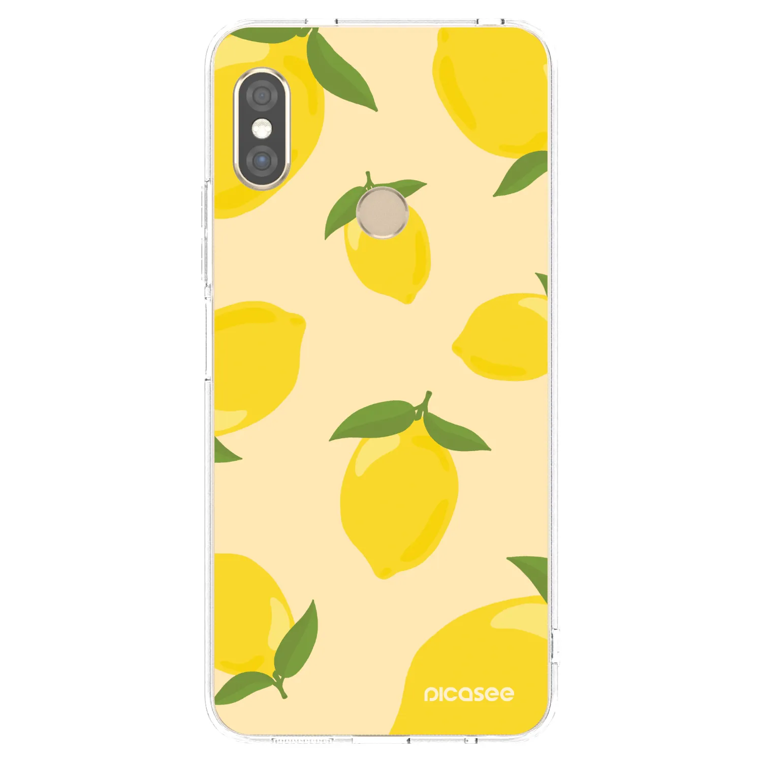 Picasee silikónový prehľadný obal pre Xiaomi Redmi Note 5 Global - Limoncella