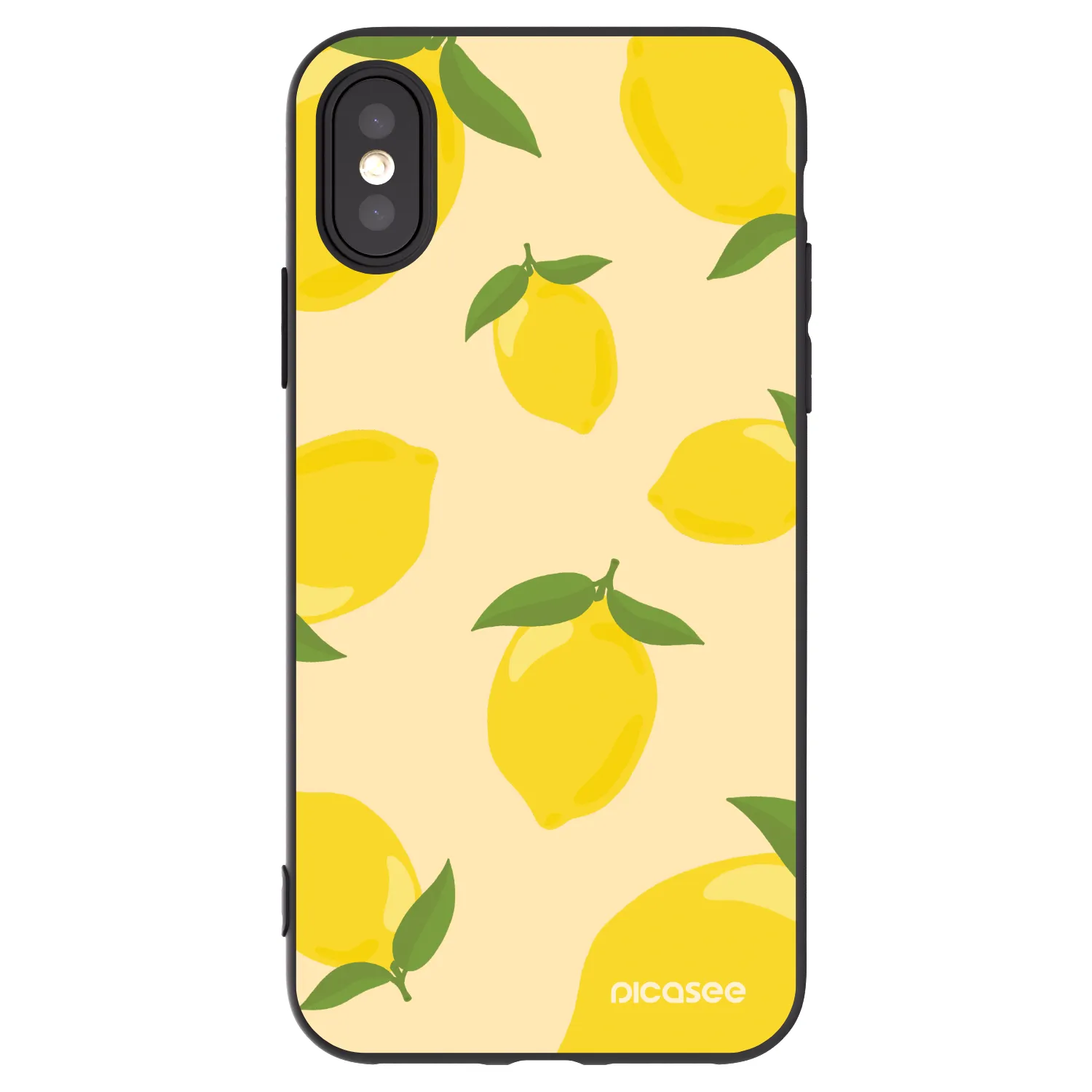 Picasee silikónový čierny obal pre Apple iPhone X/XS - Limoncella
