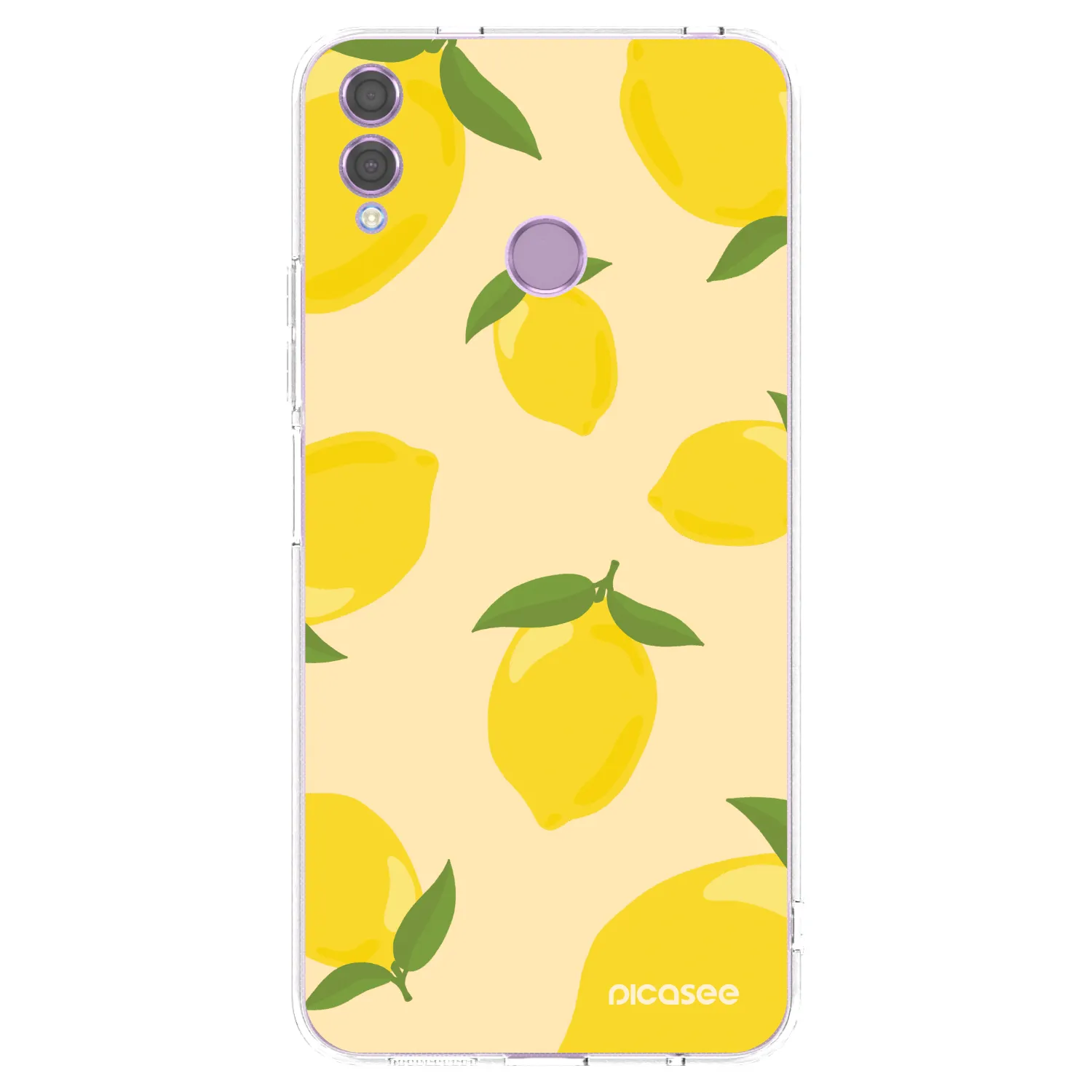 Picasee silikónový prehľadný obal pre Honor 8X - Limoncella