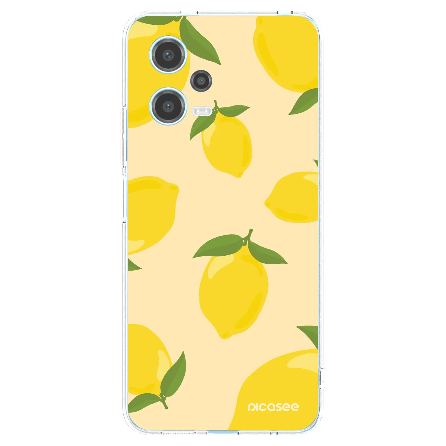 Picasee silikónový prehľadný obal pre Xiaomi Redmi Note 12 5G - Limoncella
