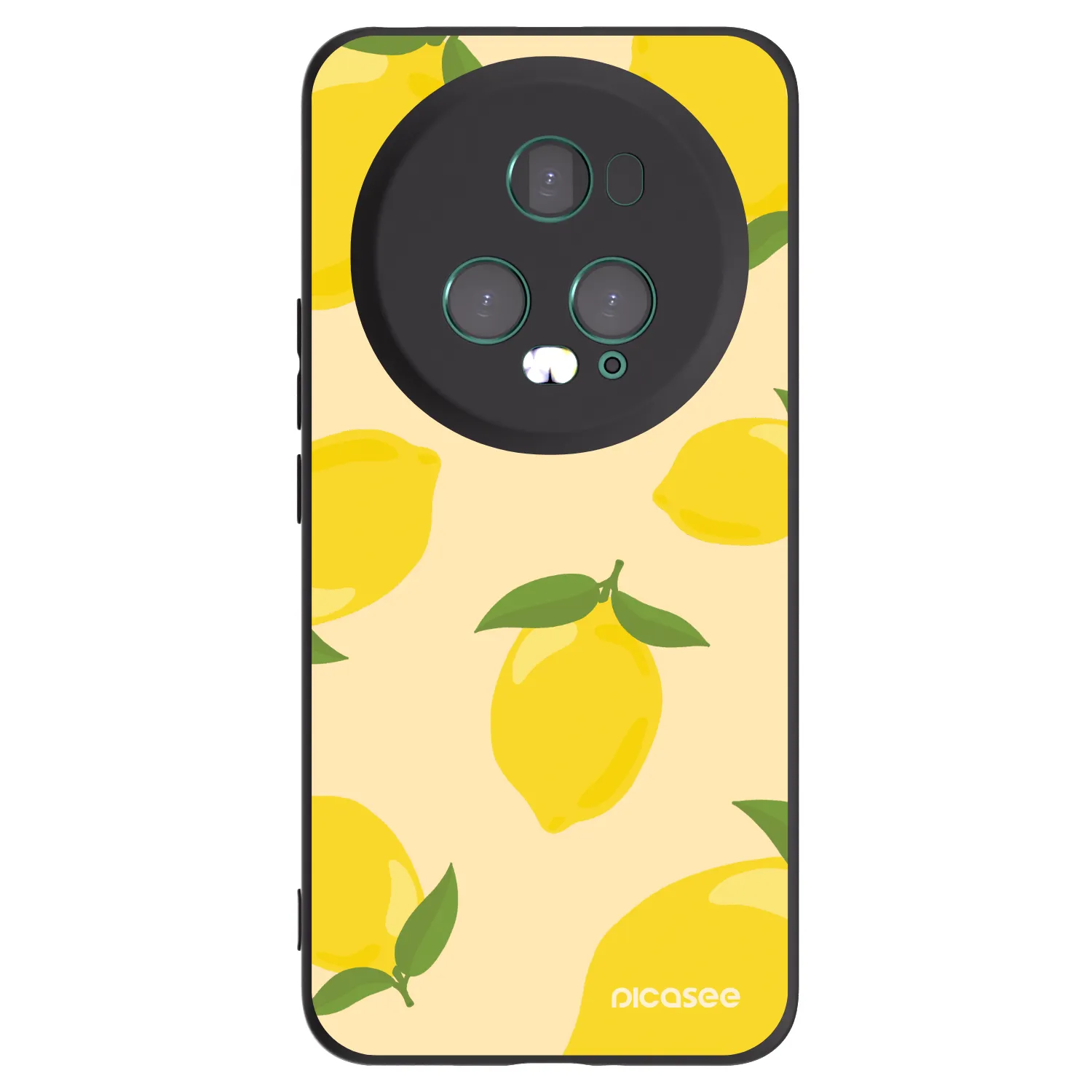 Picasee silikónový čierny obal pre Honor Magic5 Pro - Limoncella