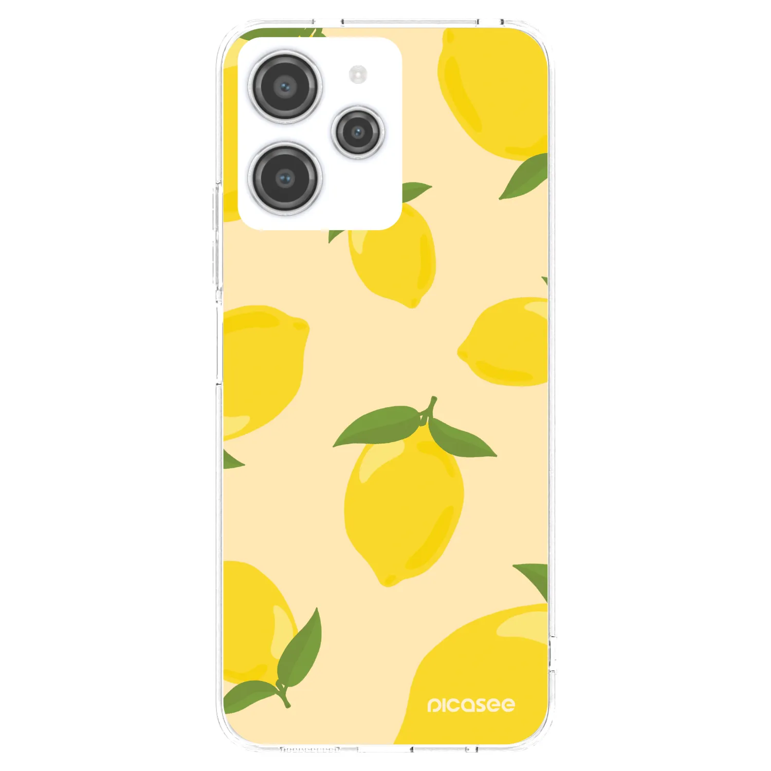 Picasee silikónový prehľadný obal pre Xiaomi Redmi 12 4G - Limoncella