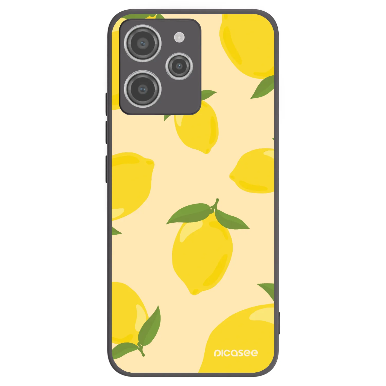 Picasee silikónový čierny obal pre Xiaomi Redmi 12 4G - Limoncella