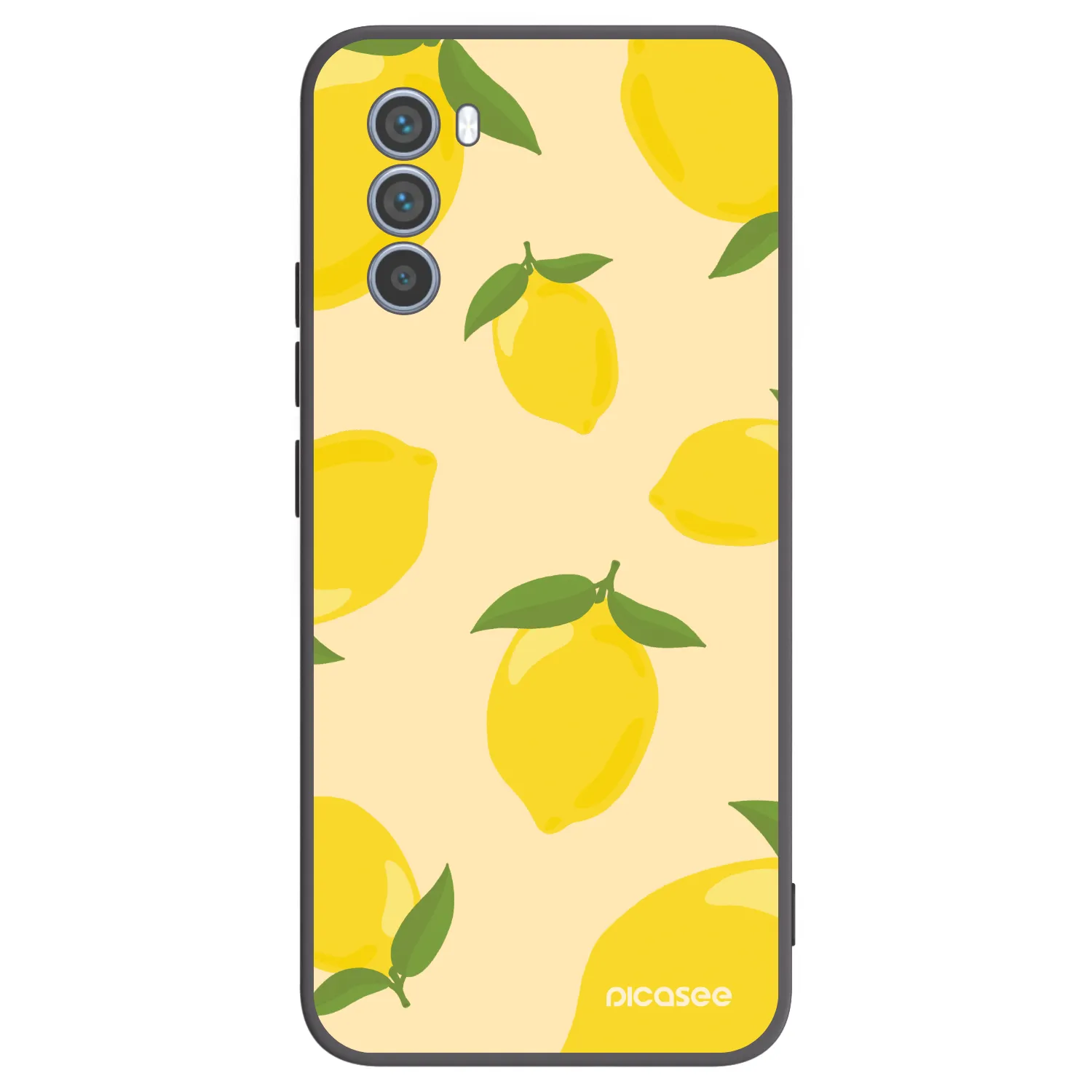 Picasee silikónový čierny obal pre Motorola Moto G62 - Limoncella