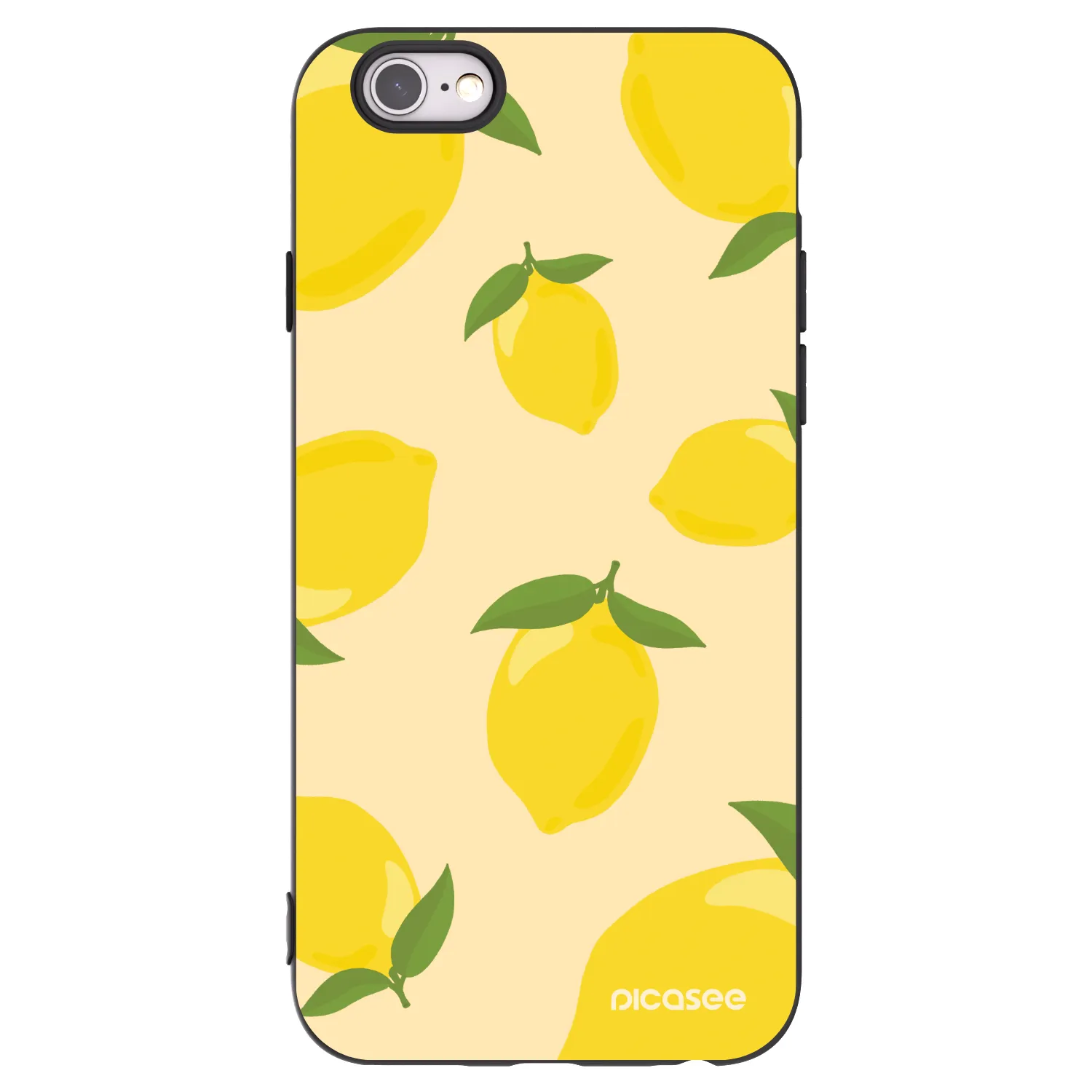 Picasee silikónový čierny obal pre Apple iPhone 6/6S - Limoncella