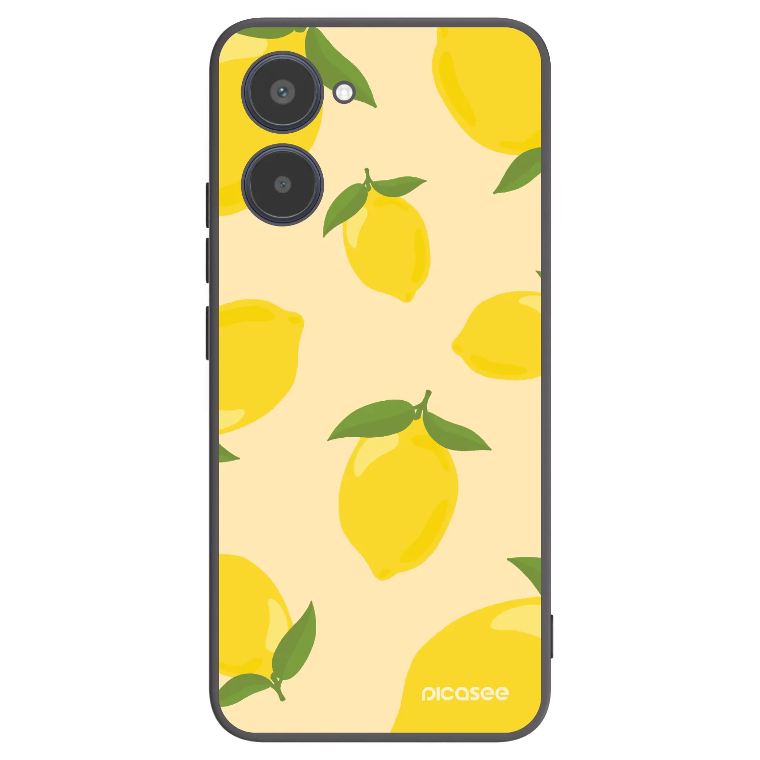 Picasee silikónový čierny obal pre Realme 10 4G - Limoncella